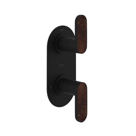 Rohl Miscelo 1/2 Thermostatic Trim With Diverter MI12W2SDMB